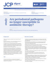 Are periodontal pathogens no longer susceptible to antibiotic therapy?