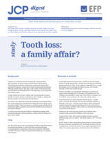 Tooth loss: a family affair?