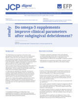 Do omega-3 supplements improve clinical parameters after subgingival debridement?