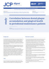 Correlation between dental-plaque accumulation and gingival health in periodontal-maintenance patients