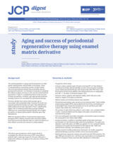 Aging and success of periodontal regenerative therapy using enamel matrix derivative