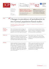 Changes in prevalence of periodontitis in two German population-based studies