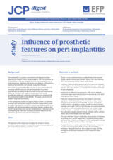 Influence of prosthetic features on peri-implantitis