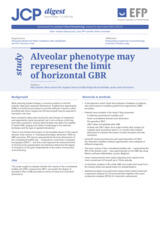 Alveolar phenotype may represent the limit of horizontal GBR