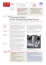 Extraction sockets: erratic healing impeding factors
