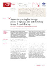 Supportive post-implant therapy: patient compliance rates and impacting factors: 3-year follow-up