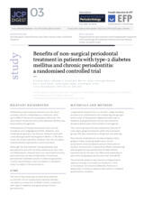 Benefits of non‐surgical periodontal treatment in patients with type-2 diabetes mellitus and chronic periodontitis: a randomised controlled trial
