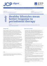 Healthy lifestyles mean better response to periodontal therapy