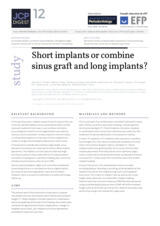 Short implants or combine sinus graft and long implants?