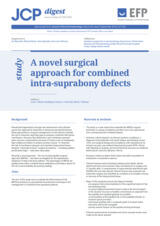 A novel surgical approach for combined intra-suprabony defects
