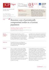 Retention costs of periodontally compromised molars in a German population
